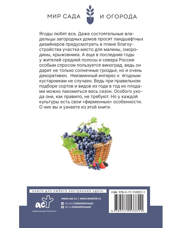 Виноград, голубика, малина, смородина и другие любимые ягоды. Особенности выращивания своими руками