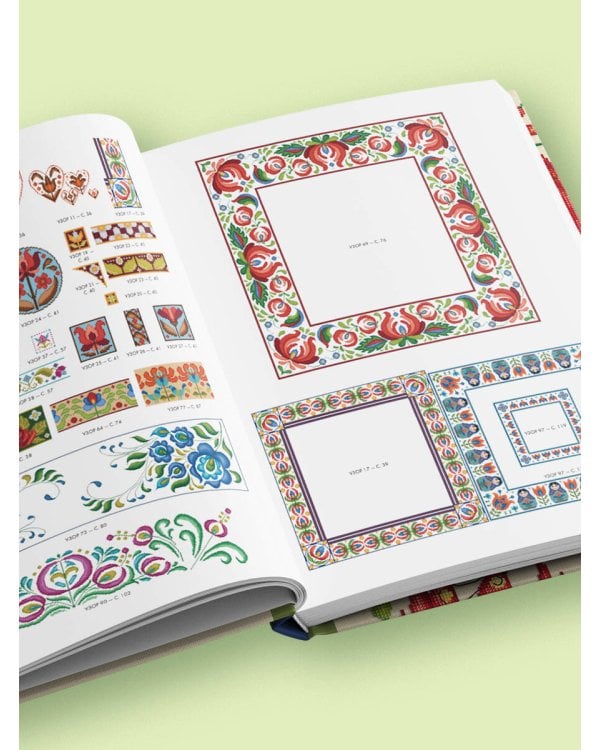 Вышивка крестиком в стиле ФОЛК. 90+ цветных полноразмерных схем