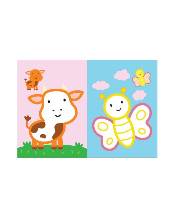 Раскраска с цветным контуром (Кит)