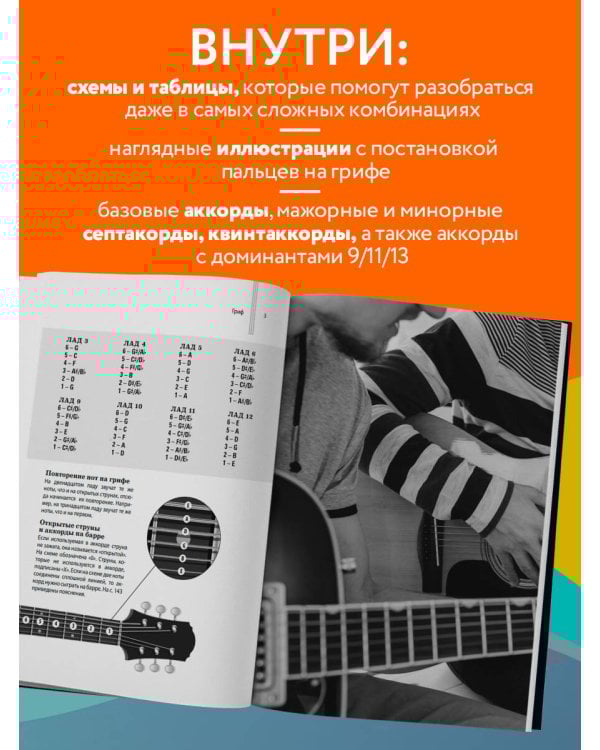 Каталог аккордов для гитары. Самоучитель