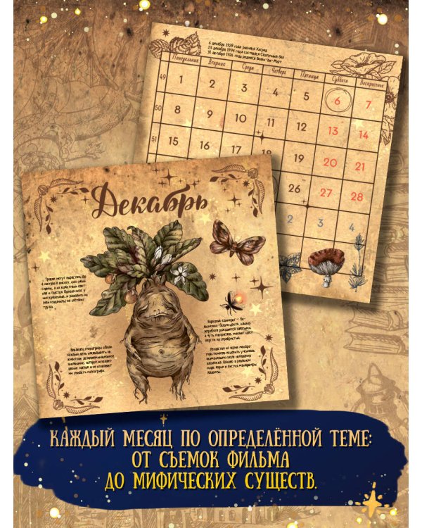 Календарь волшебных фактов из мира "Гарри Поттера"