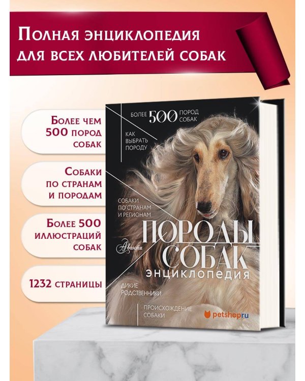 Породы собак Энциклопедия (первая обложка с борзой)