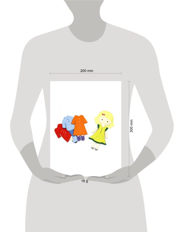 Игровой набор «Одень куклу. 4 сезона» (Фетр), 1701001