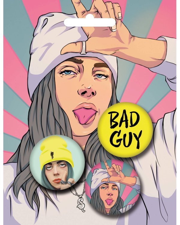 Набор значков. Billie Eilish
