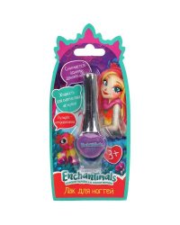 Косметика для девочек ЭНЧЕНТИМАЛС лак для ногтей, фиолетовый, блист МИЛАЯ ЛЕДИ в кор.2*180шт