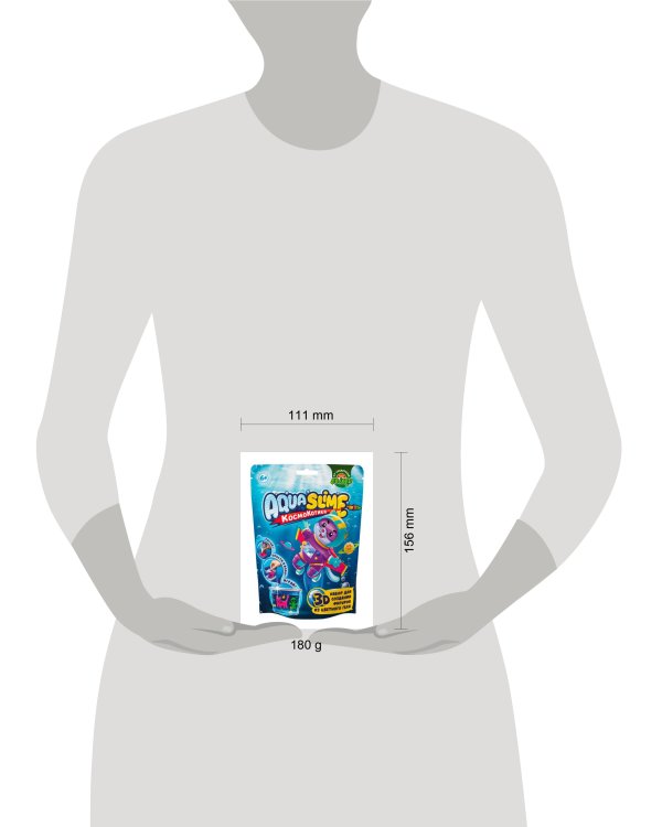 Малый набор "Aqua Slime": набор для изготовления фигурок из цветного геля