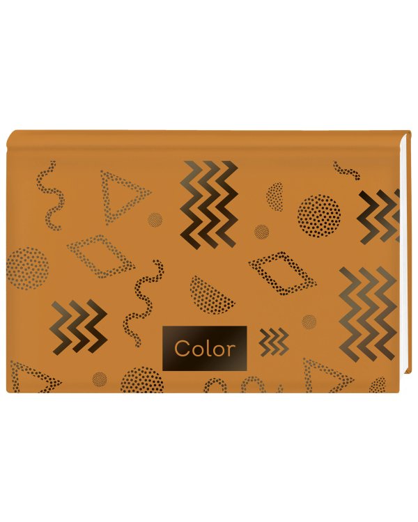 Планер недатированный (оранжевый). 95х170, твердая обложка, фольга, 96 стр.