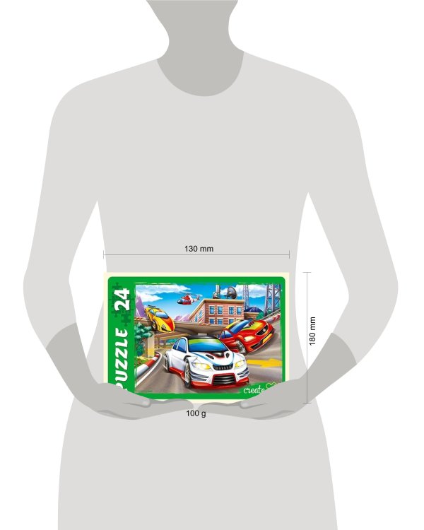 МАКСИ-ПАЗЛЫ 24 элемента. СКОРОСТНЫЕ ГОНКИ (Арт. ПУ24-0614)