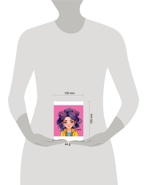 MyArt. БЛОКНОТ в клетку Мой мини блокнот. Розовый