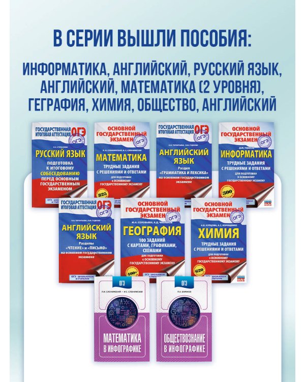 ОГЭ. Математика в инфографике