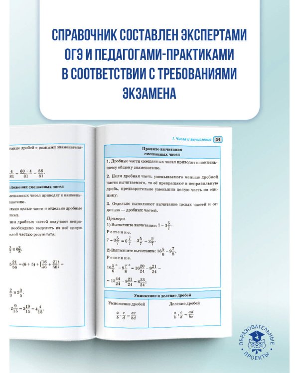 ОГЭ. Математика в инфографике