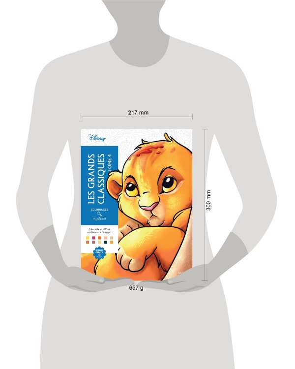 Coloriages mysteres Disney Les grands classiques Tome 4 Раскраска Волшебный мир Диснея Великая классика том 4  /Книги на английском языке