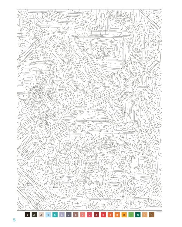 Coloriages mysteres Disney Les grands classiques Tome 10 Раскраска Волшебный мир Диснея Великая классика том 10 /Книги на английском языке