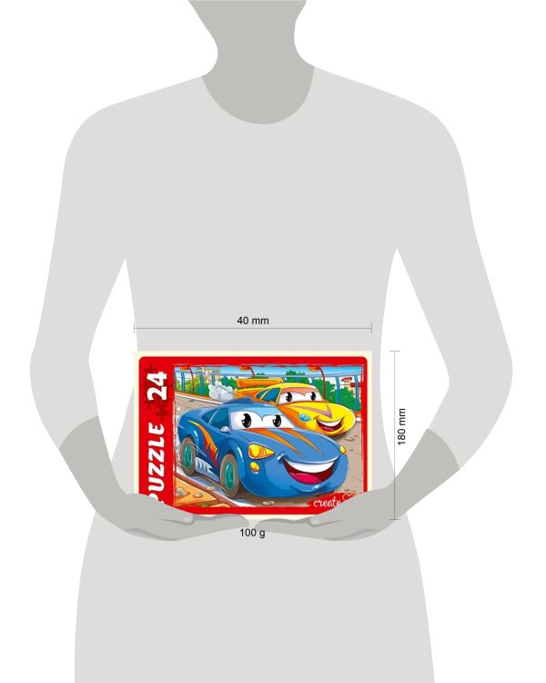 МАКСИ-ПАЗЛЫ 24 элемента. СТРЕМИТЕЛЬНЫЕ ТАЧКИ (Арт. ПУ24-0613)