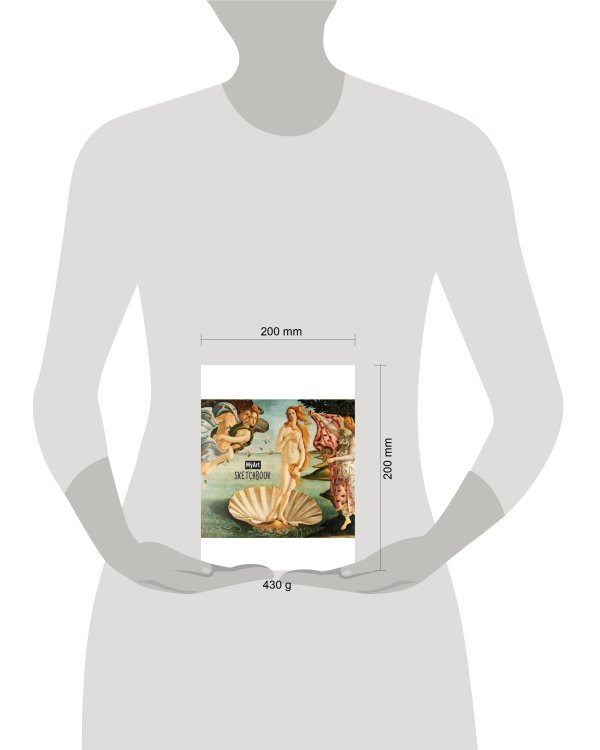 MyArt. КВАДРАТНЫЙ СКЕТЧБУК. Сандро Ботичелли. Рождение Венеры