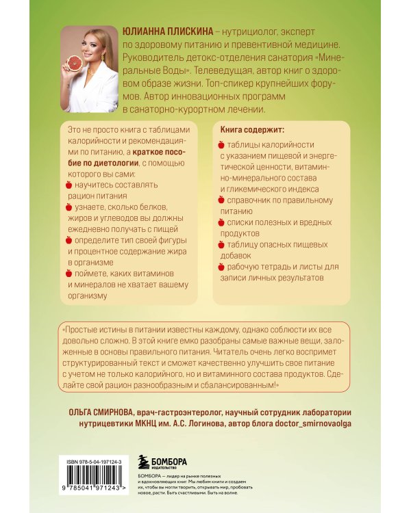 Счетчик калорий. Здоровый рацион питания без лишних калорий