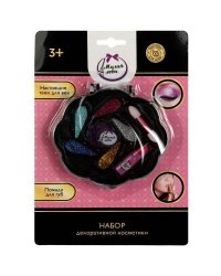 Косметика ДЛЯ ДЕВОЧЕК набор косметики: помада, тени с блестками МИЛАЯ ЛЕДИ в кор.2*180шт