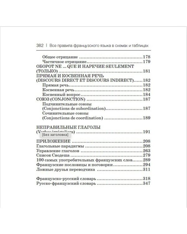 Все правила французского языка в схемах и таблицах