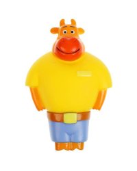 Игрушка для купания Оранжевая корова Па, 10см КАПИТОШКА в кор.100шт