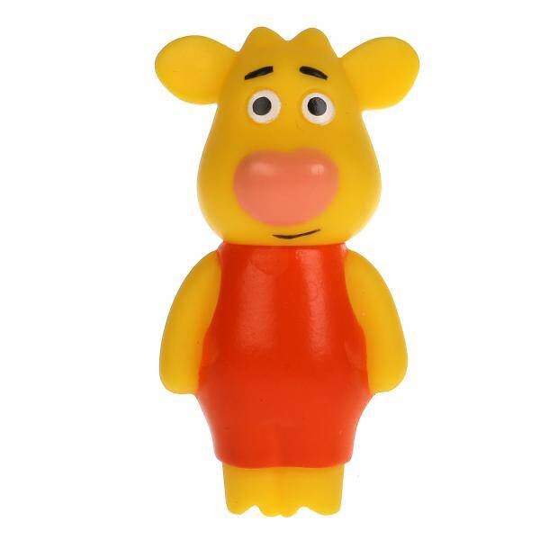 Игрушка для ванны Оранжевая корова Бо КАПИТОШКА в кор.200шт