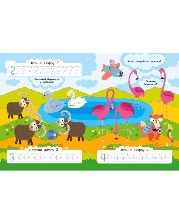 Цифры. Пиши и стирай сколько захочешь!