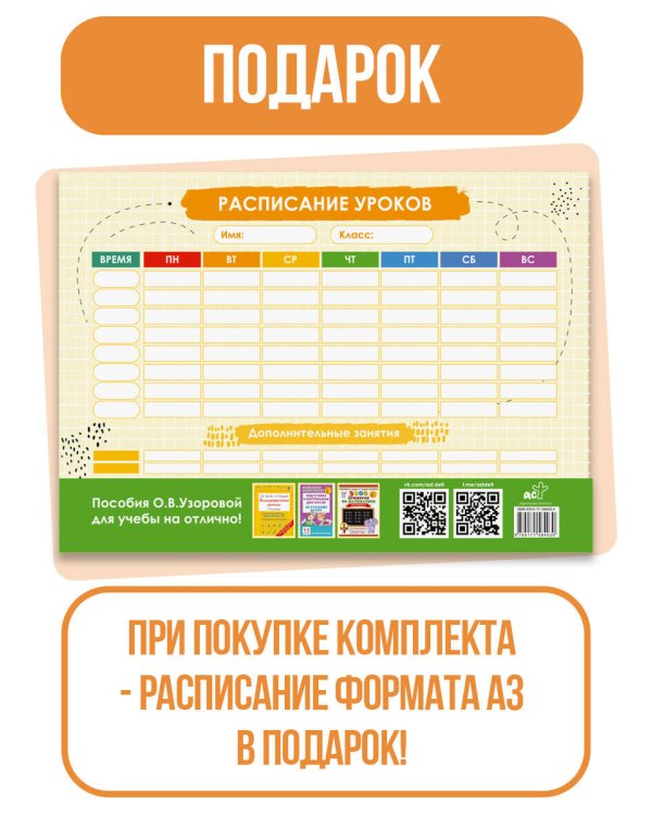 Весь курс 1 класса. Полный учебный комплект из 10 книг