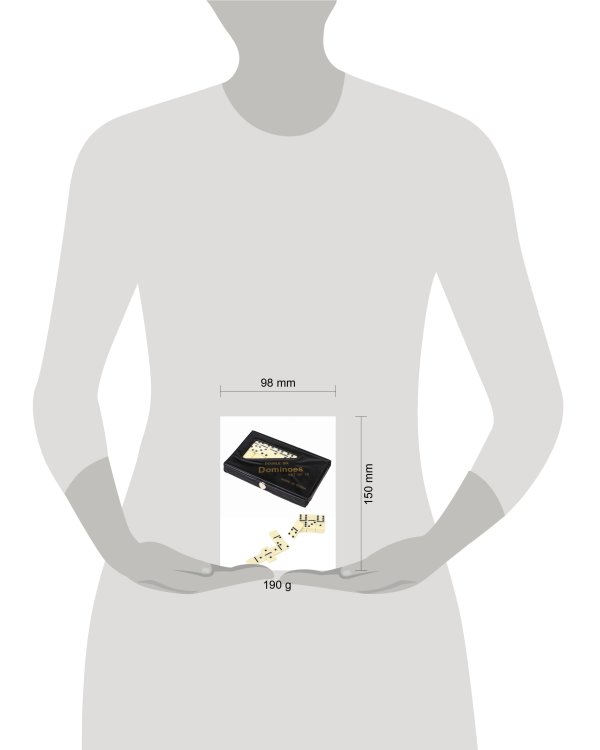 Домино пластиковое (14.5*9*1.4 см) в пластиковой коробке 28 шт. (Арт.P00064)