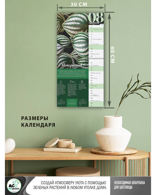 Растущие в темноте. Настенный календарь на 2025 год
