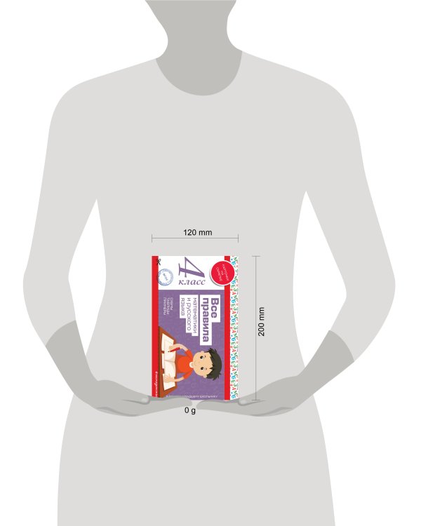 Все правила математики и русского языка. 4 класс