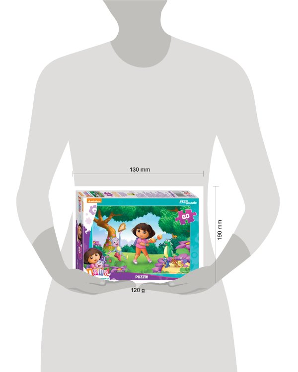Мозаика "puzzle" 60 "Даша-путешественница" (Никелодеон)