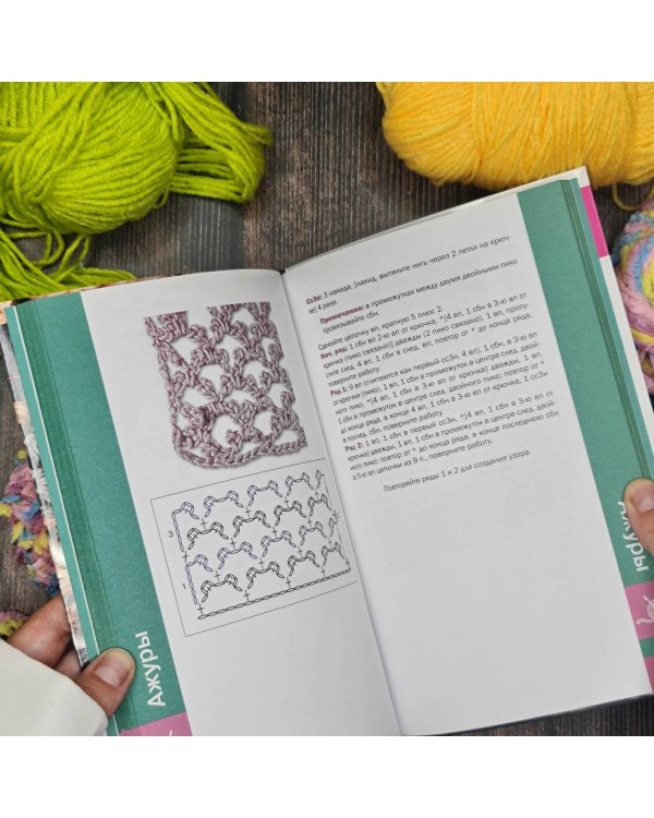 Простые узоры крючком. Ажуры, сетки и ракушки