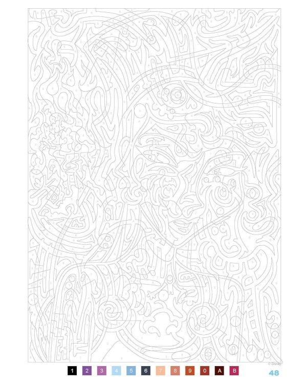 Coloriages mysteres Disney Les grands classiques Раскраска Волшебный мир Диснея Великая классика /Книги на английском языке