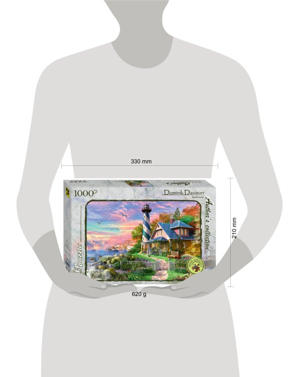 Мозаика "puzzle" 1000 "Домик у моря" (Авторская коллекция)