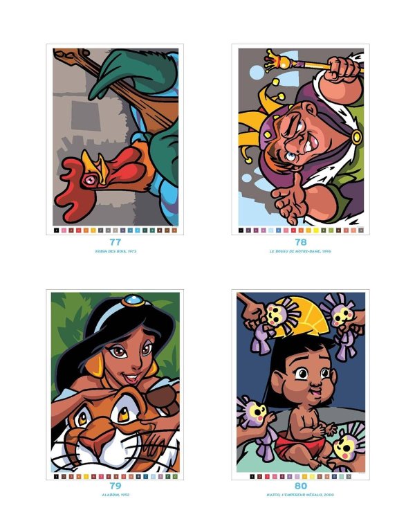 Coloriages mysteres Disney Les grands classiques Раскраска Волшебный мир Диснея Великая классика /Книги на английском языке