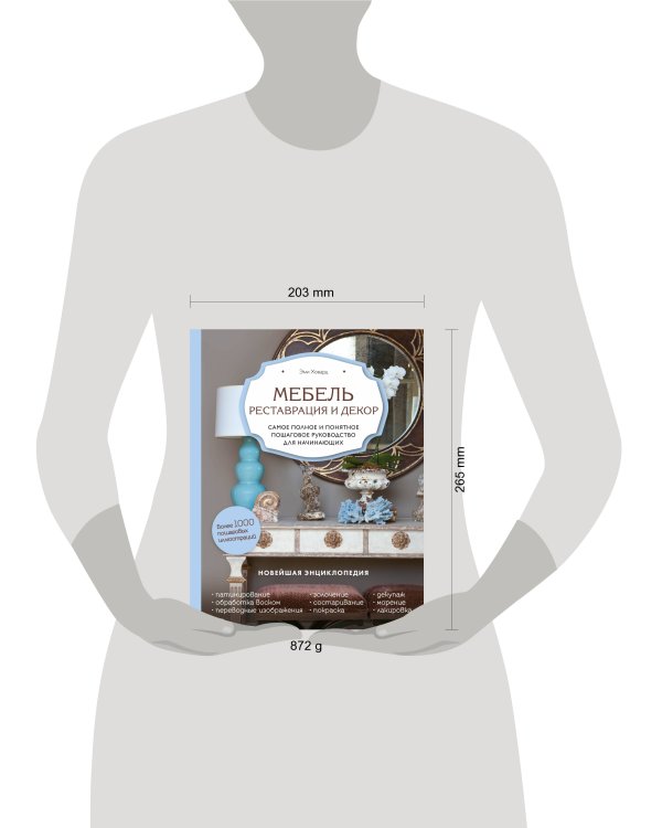 Мебель. Реставрация и декор. Самое полное и понятное пошаговое руководство для начинающих