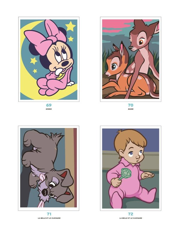 Coloriages mysteres Disney Babies Раскраска Волшебный мир Диснея Малыши /Книги на английском языке