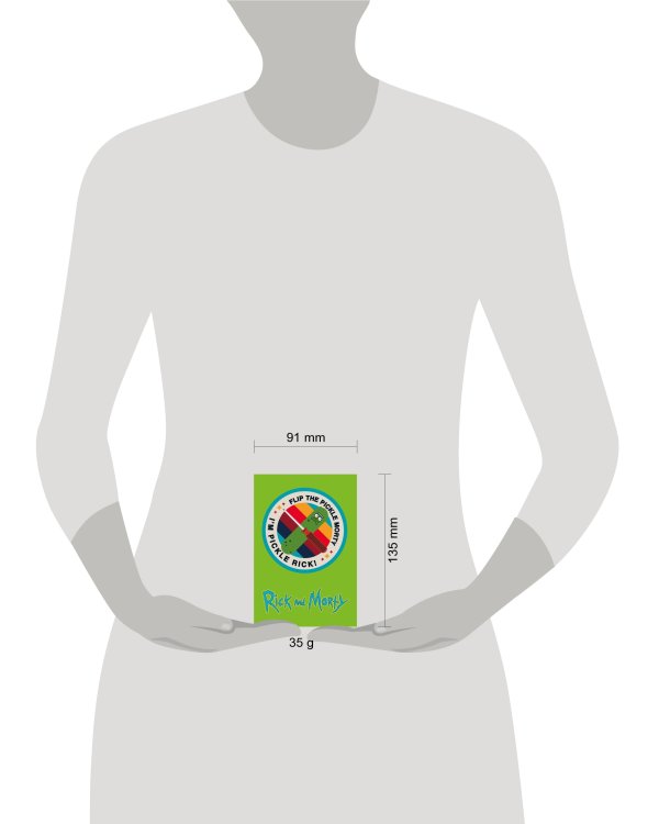 Обложка для паспорта. Рик и Морти. Огурчик Рик