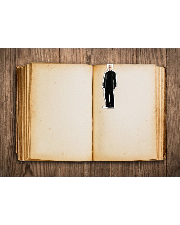 Фигурная магнитная закладка. Драко Малфой