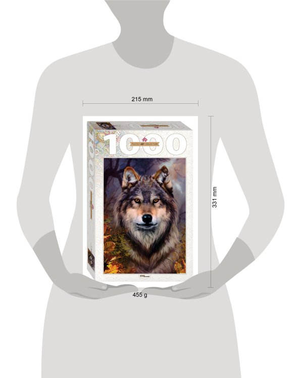 Мозаика "puzzle" 1000 "Бенте Шлик. Волк"