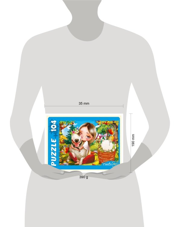 ПАЗЛЫ 104 элемента. Друзья в лесу (Арт. П104-1525)