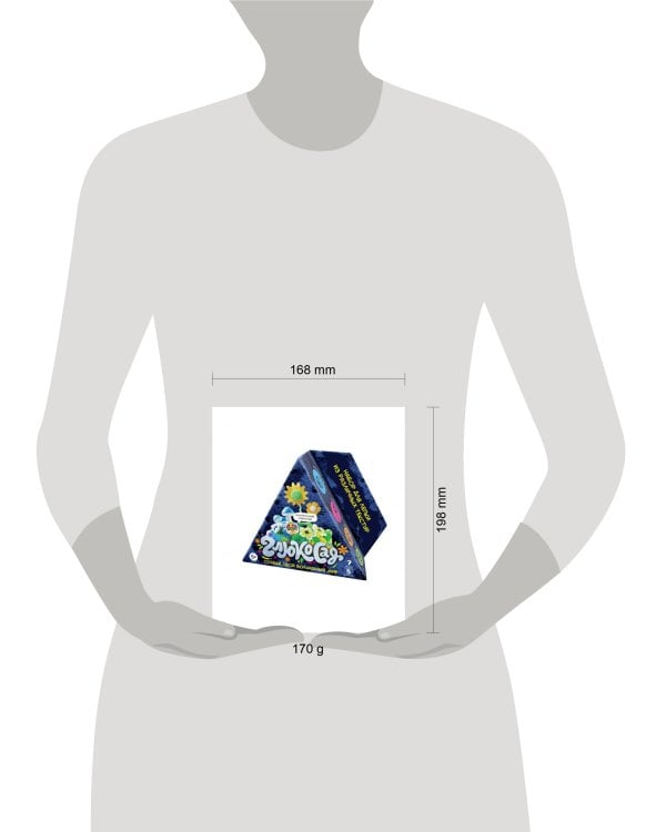 Игрушка из пластичных масс: легкий пластилин "Глюкосад": средний синий набор