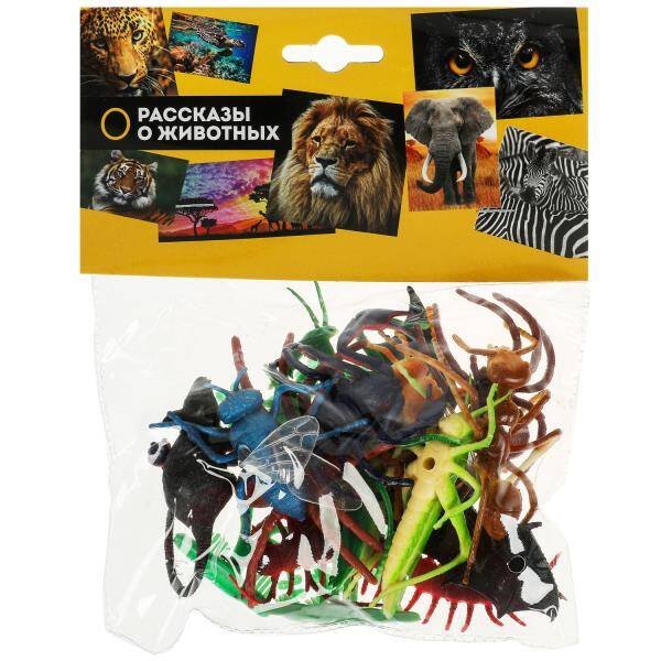 Пластизоль насекомые 12 шт. в пак. ИГРАЕМ ВМЕСТЕ в кор.4*60шт