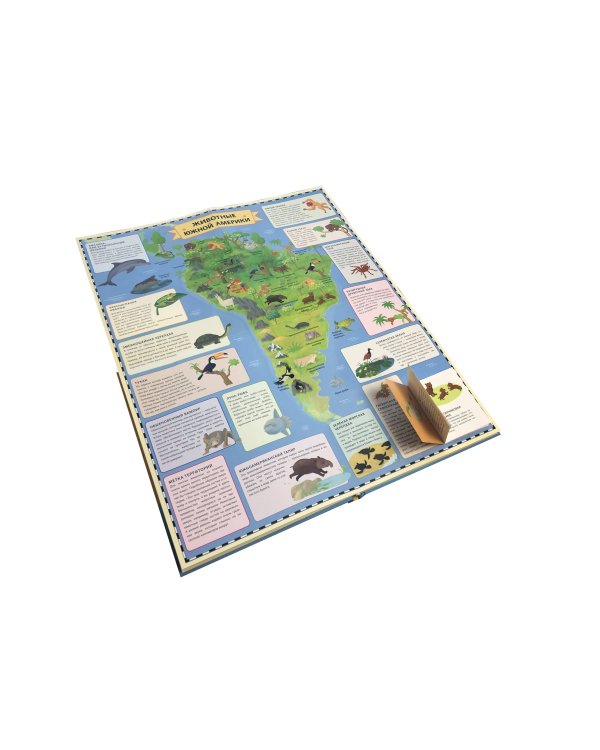 Животные. Интерактивный детский атлас с откидными разворотами