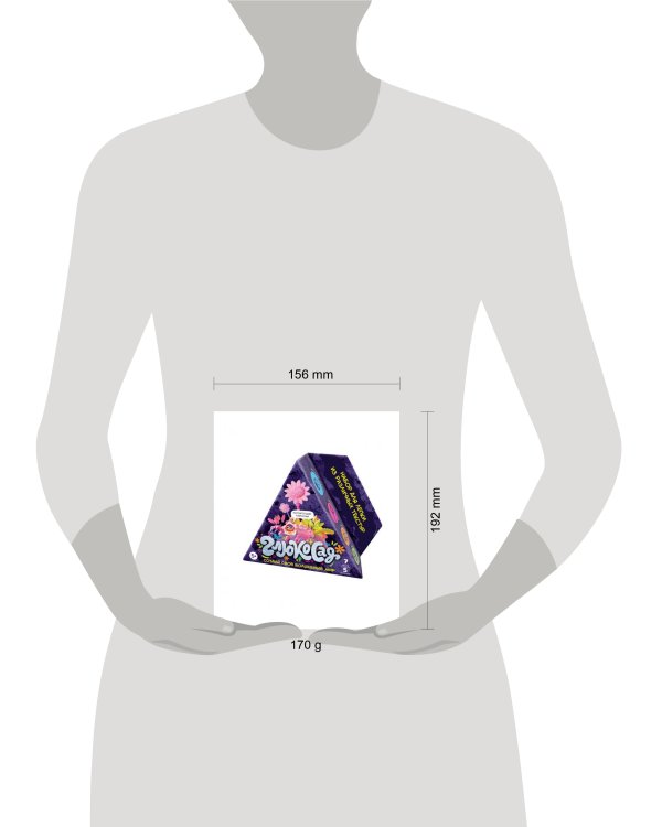 Игрушка из пластичных масс: легкий пластилин "Глюкосад": средний фиолетовый набор