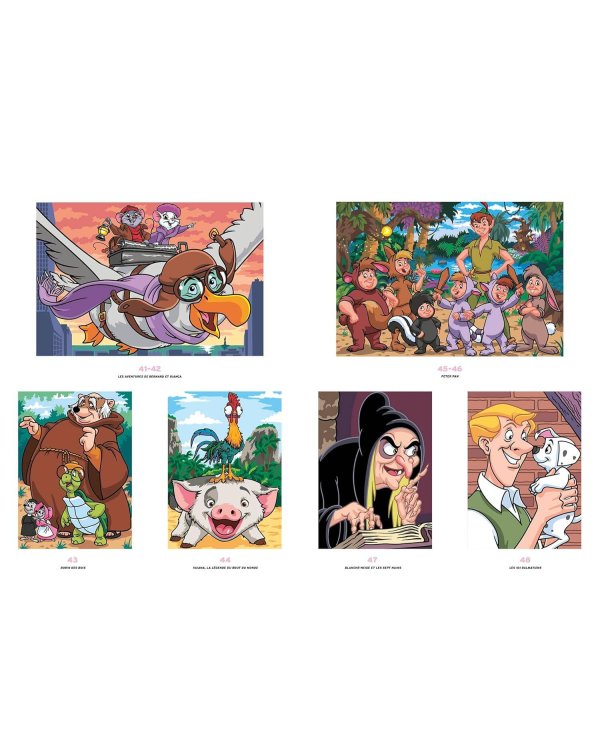 Coloriages mysteres Disney Les grands classiques Tome 11 Раскраска Волшебный мир Диснея Великая классика том 11 /Книги на английском языке