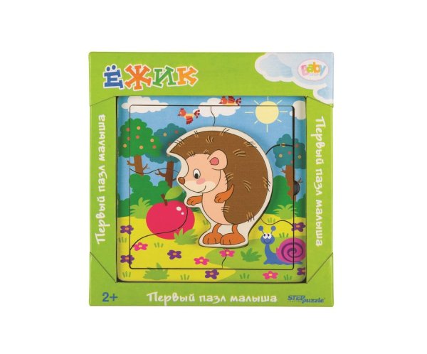 Игра из дерева "Ёжик" (собираем и играем) (Baby Step)