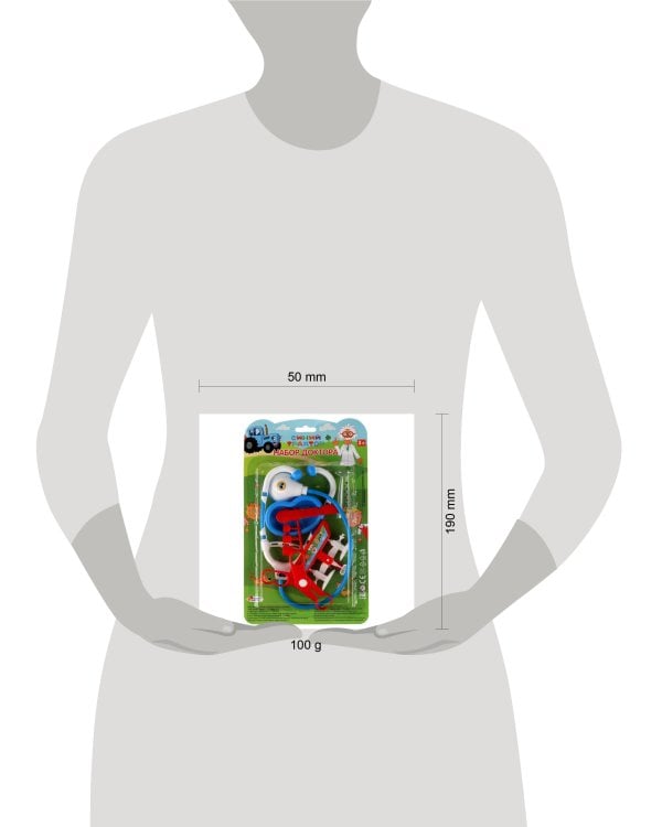 Набор доктора Синий ТРАКТОР блист.19*31,7*5см ИГРАЕМ ВМЕСТЕ в кор.2*96шт