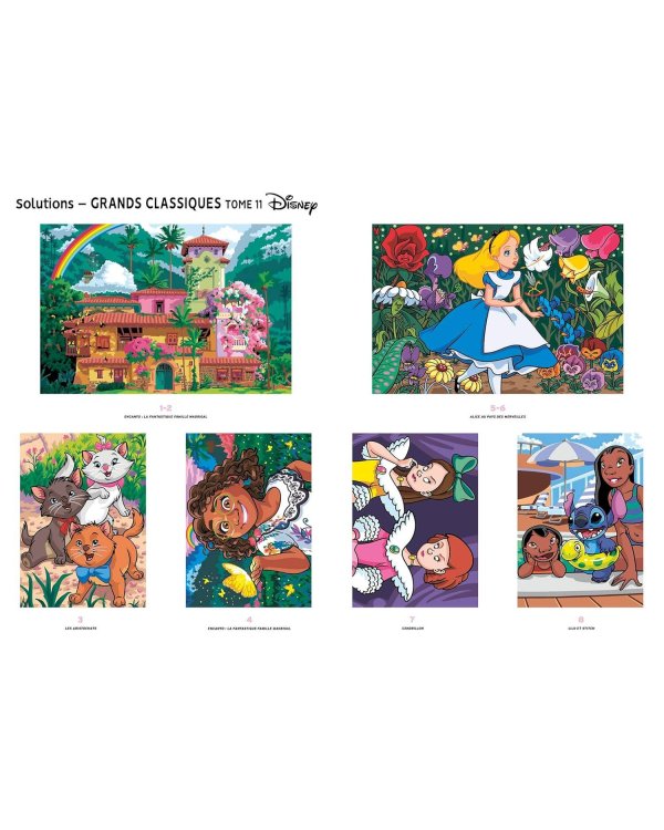 Coloriages mysteres Disney Les grands classiques Tome 11 Раскраска Волшебный мир Диснея Великая классика том 11 /Книги на английском языке