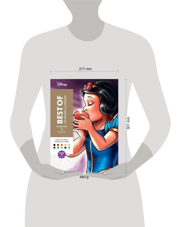 Coloriages mysteres Disney Les grands classiques Best Раскраска Волшебный мир Диснея Великая классика лучшее /Книги на английском языке