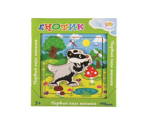 Игра из дерева "Енотик" (собираем и играем) (Baby Step)